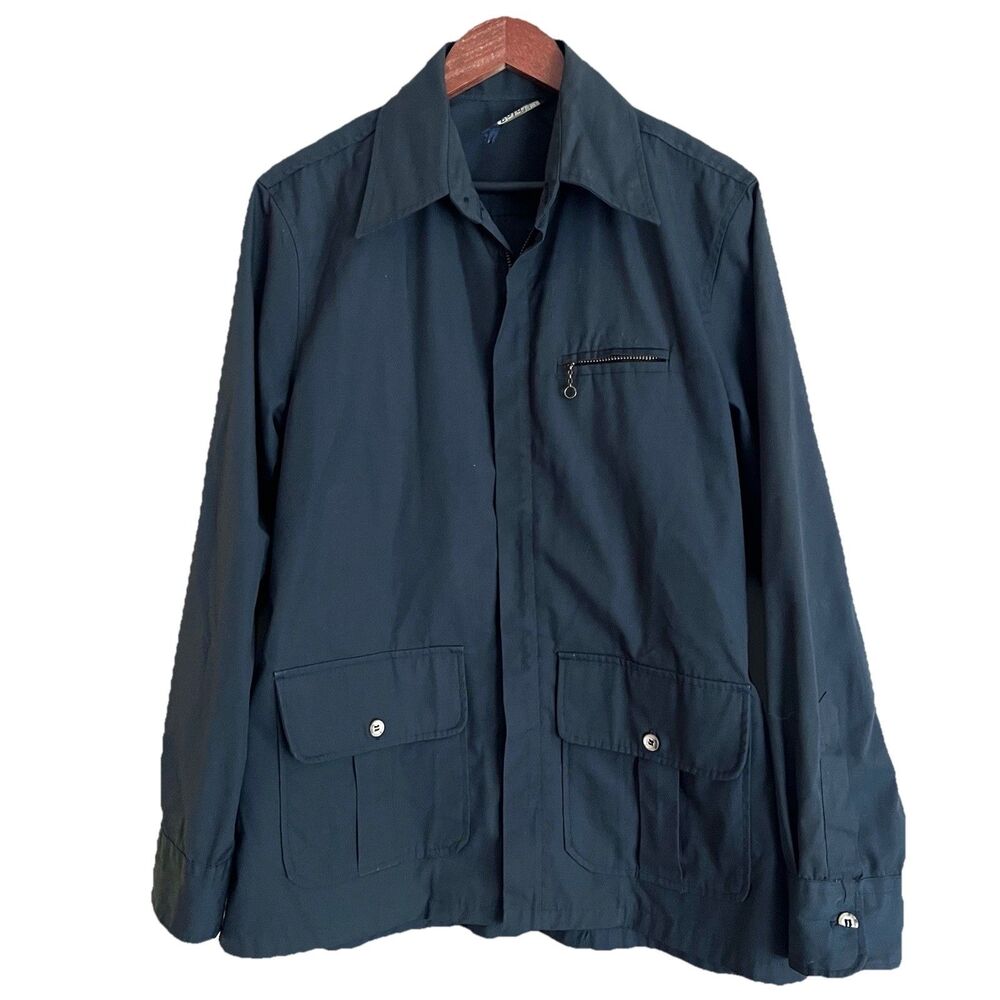 Vintage Polo Ralph Lauren Men’s Chore Work Jacket Size L Navy